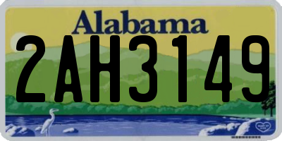 AL license plate 2AH3149