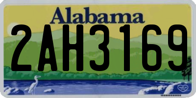 AL license plate 2AH3169