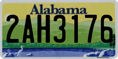 AL license plate 2AH3176