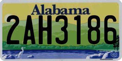 AL license plate 2AH3186