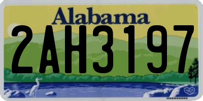 AL license plate 2AH3197