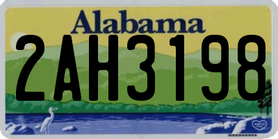 AL license plate 2AH3198