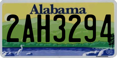 AL license plate 2AH3294