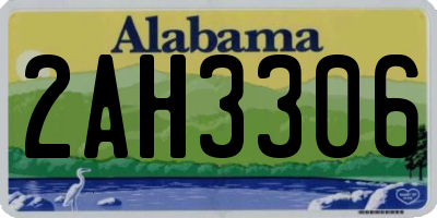 AL license plate 2AH3306