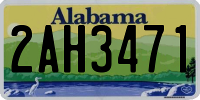 AL license plate 2AH3471
