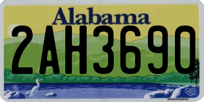 AL license plate 2AH3690