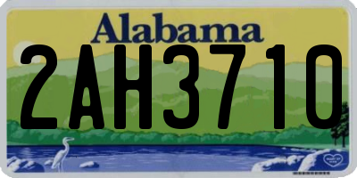 AL license plate 2AH3710