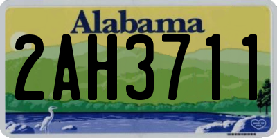 AL license plate 2AH3711