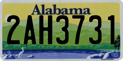 AL license plate 2AH3731