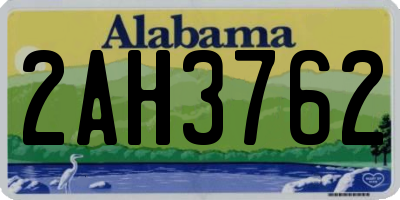 AL license plate 2AH3762