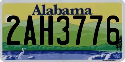 AL license plate 2AH3776
