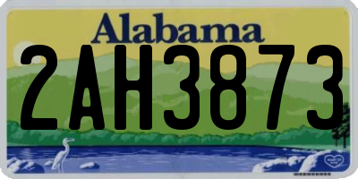 AL license plate 2AH3873