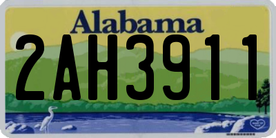 AL license plate 2AH3911