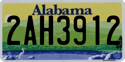 AL license plate 2AH3912