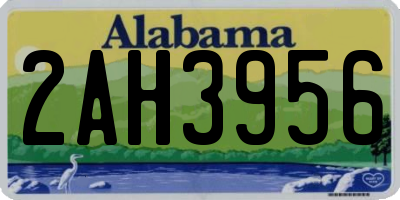 AL license plate 2AH3956
