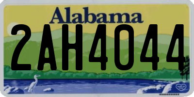 AL license plate 2AH4044