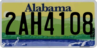 AL license plate 2AH4108