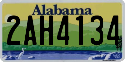 AL license plate 2AH4134