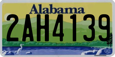 AL license plate 2AH4139