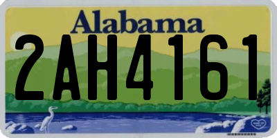 AL license plate 2AH4161