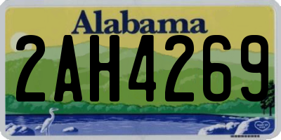AL license plate 2AH4269