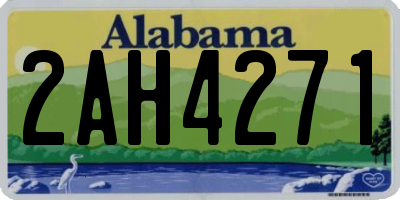 AL license plate 2AH4271