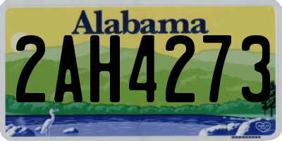 AL license plate 2AH4273