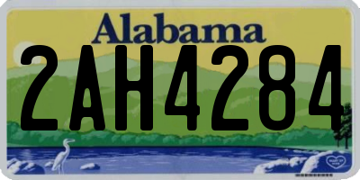 AL license plate 2AH4284