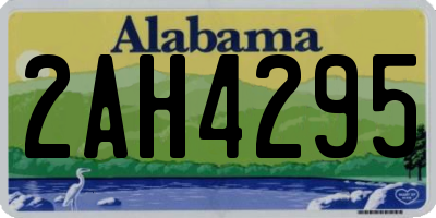 AL license plate 2AH4295