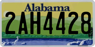 AL license plate 2AH4428