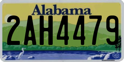 AL license plate 2AH4479