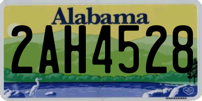 AL license plate 2AH4528