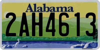 AL license plate 2AH4613