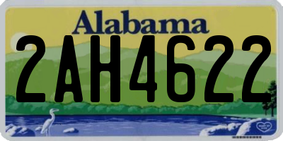 AL license plate 2AH4622