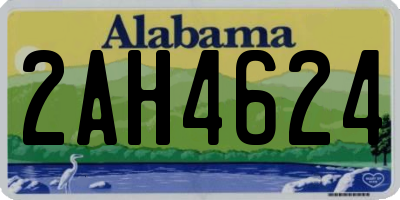 AL license plate 2AH4624
