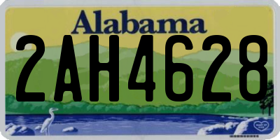 AL license plate 2AH4628