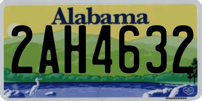 AL license plate 2AH4632