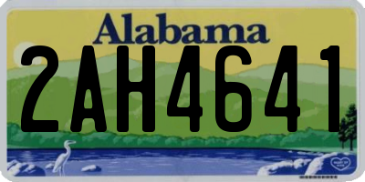 AL license plate 2AH4641