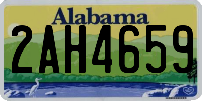 AL license plate 2AH4659