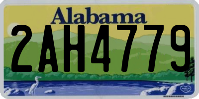 AL license plate 2AH4779