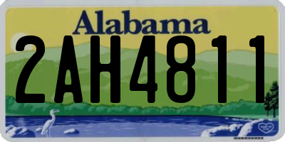 AL license plate 2AH4811