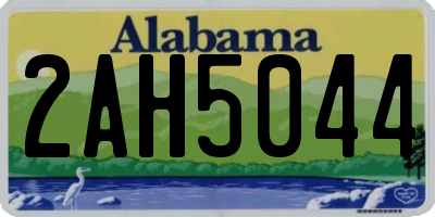 AL license plate 2AH5044