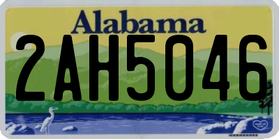 AL license plate 2AH5046