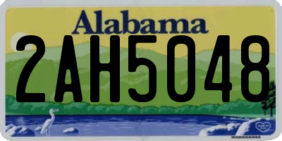 AL license plate 2AH5048
