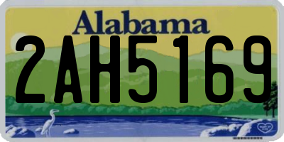 AL license plate 2AH5169