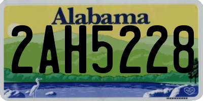 AL license plate 2AH5228