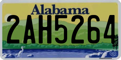 AL license plate 2AH5264