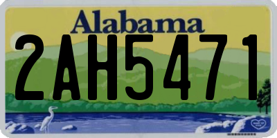 AL license plate 2AH5471
