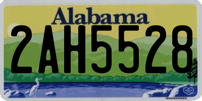 AL license plate 2AH5528