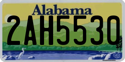 AL license plate 2AH5530